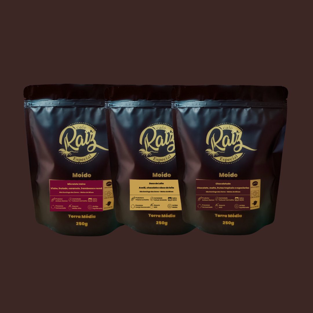 Kit Produtores - Microlote Uaine, Doce de Leite, Chocolatudo