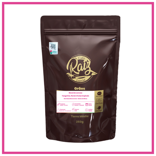 Blend do Lorenzo (Gesha + Catucaí 785) - Sensorial: Tangerina, floral e frutas tropicais (Lançamento)