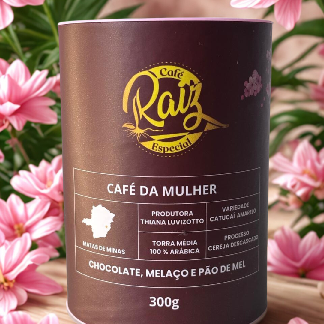 Café da Mulher Lata 300g - Chocolate, melaço e pão de mel (Dia das Mulheres)