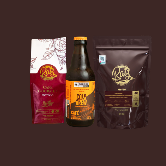 Kit Jornada Raiz - Intenso, Chocolatudo e Cold Brew