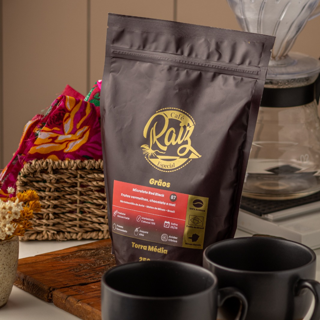 Microlote Red Black - Sensorial:Frutas vermelhas, chocolate e mel (Lançamento)