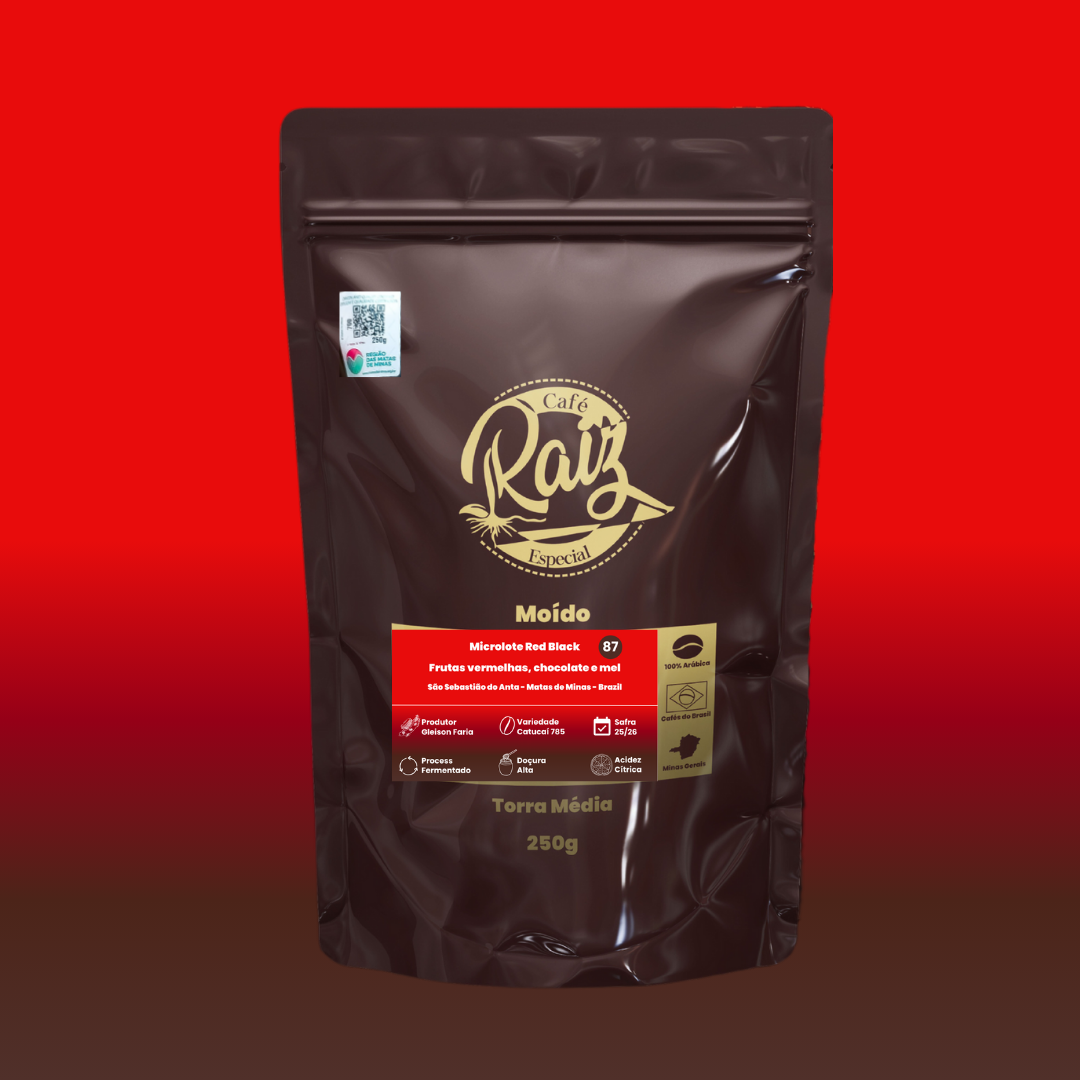 Microlote Red Black - Sensorial:Frutas vermelhas, chocolate e mel (Lançamento)