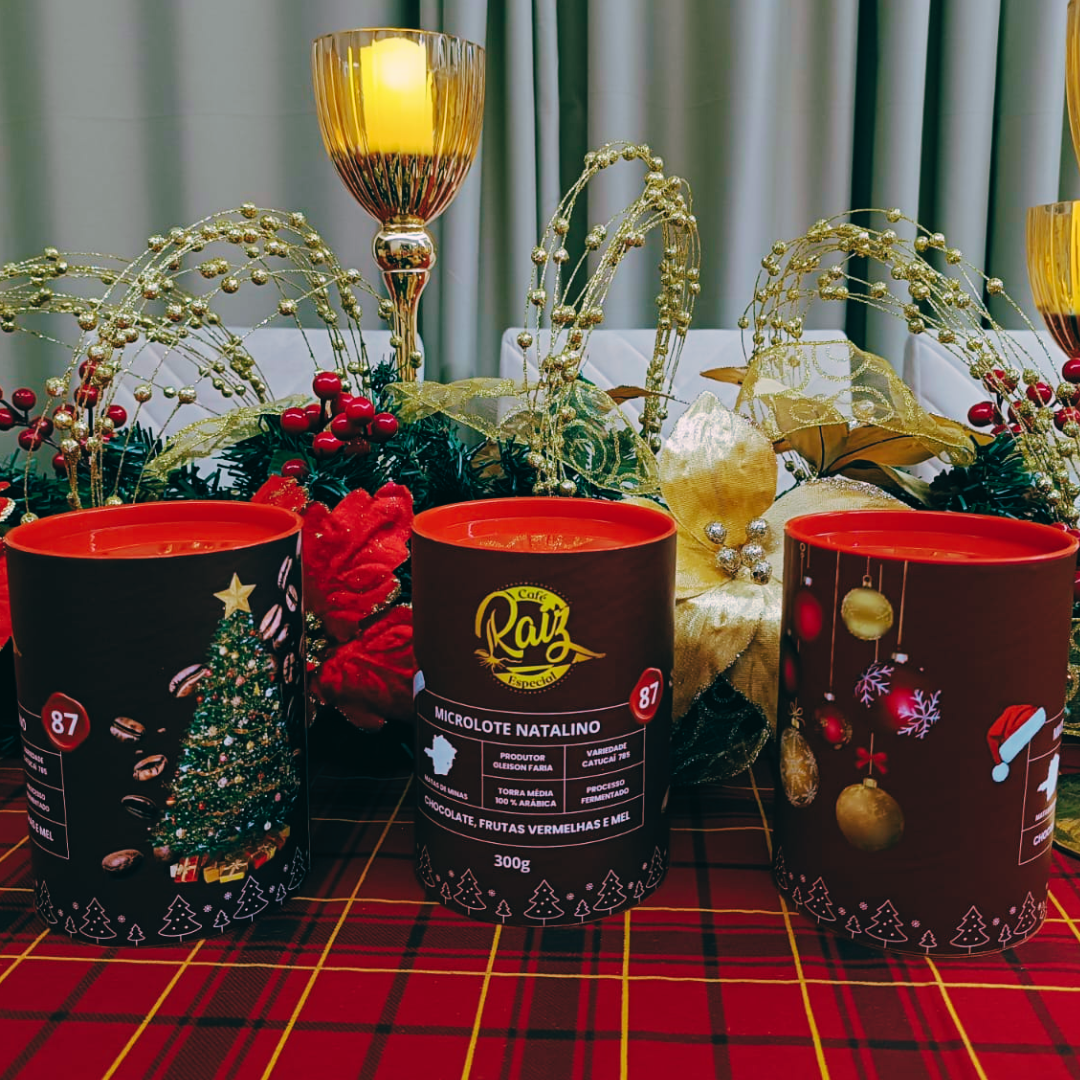 Microlote Natalino Lata 300g - Frutas Vermelhas, Chocolate e Mel (Edição Limitada)