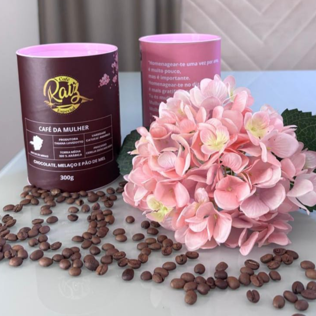 Café da Mulher Lata 300g - Chocolate, melaço e pão de mel (Dia das Mulheres)
